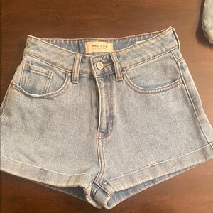 PacSun Women's Light Blue Denim Shorts